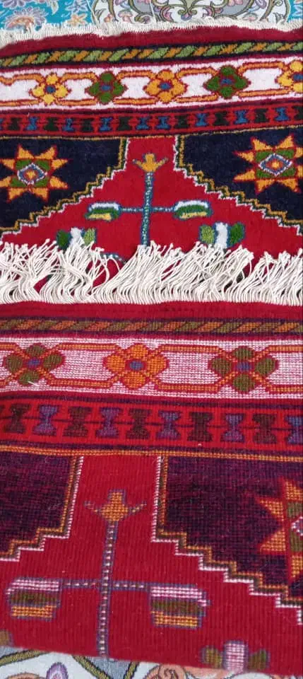 قالیچه سنتی بختیاری|گلیم، جاجیم، گبه|اصفهان, شاهزاده ابراهیم|دیوار