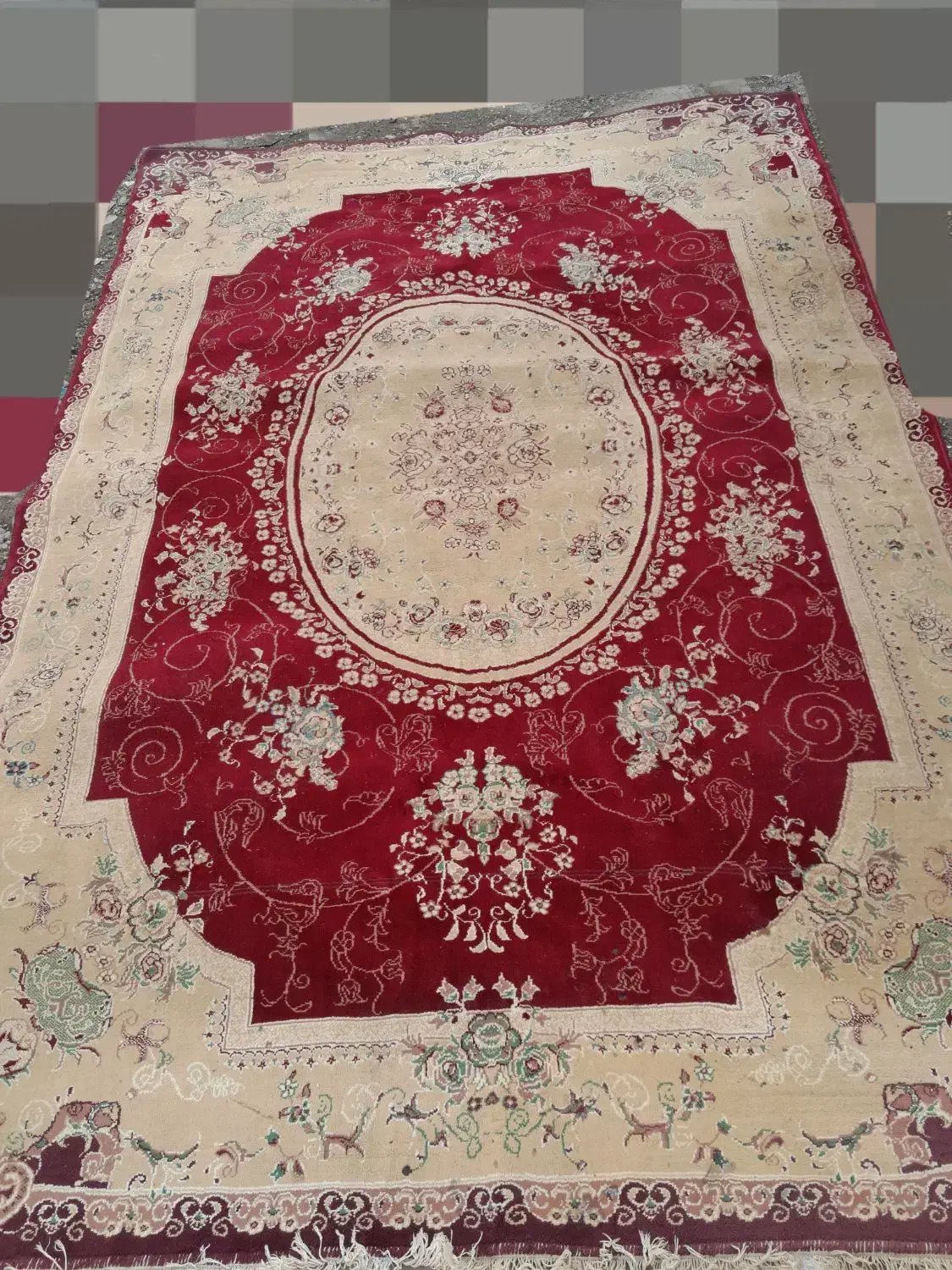 سه عدد فرش 6متری و یک عدد فرش 12متری کاملا سالم|فرش|رشت, دیانتی|دیوار