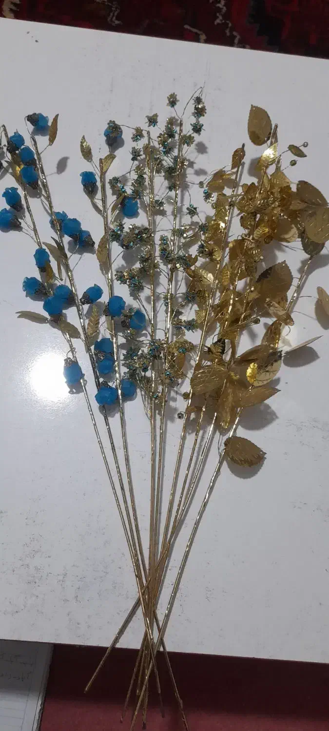 گل رنگ طلایی|گل مصنوعی|تبریز, |دیوار