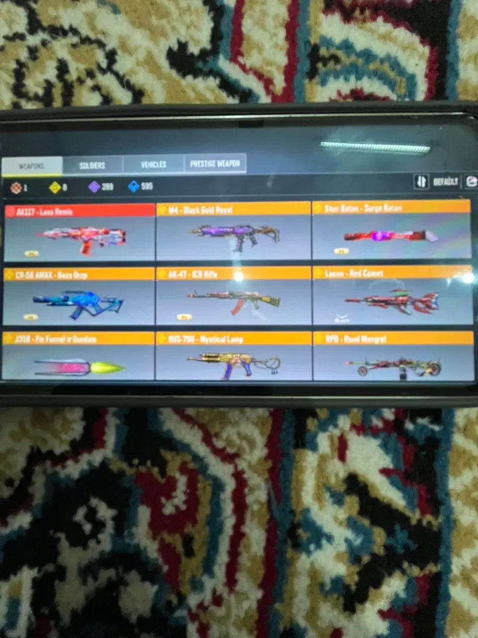 اکانت کالاف تک سیو لول ۴۰۰ ریجن هند|کنسول، بازی ویدئویی و آنلاین|مبارکه, |دیوار