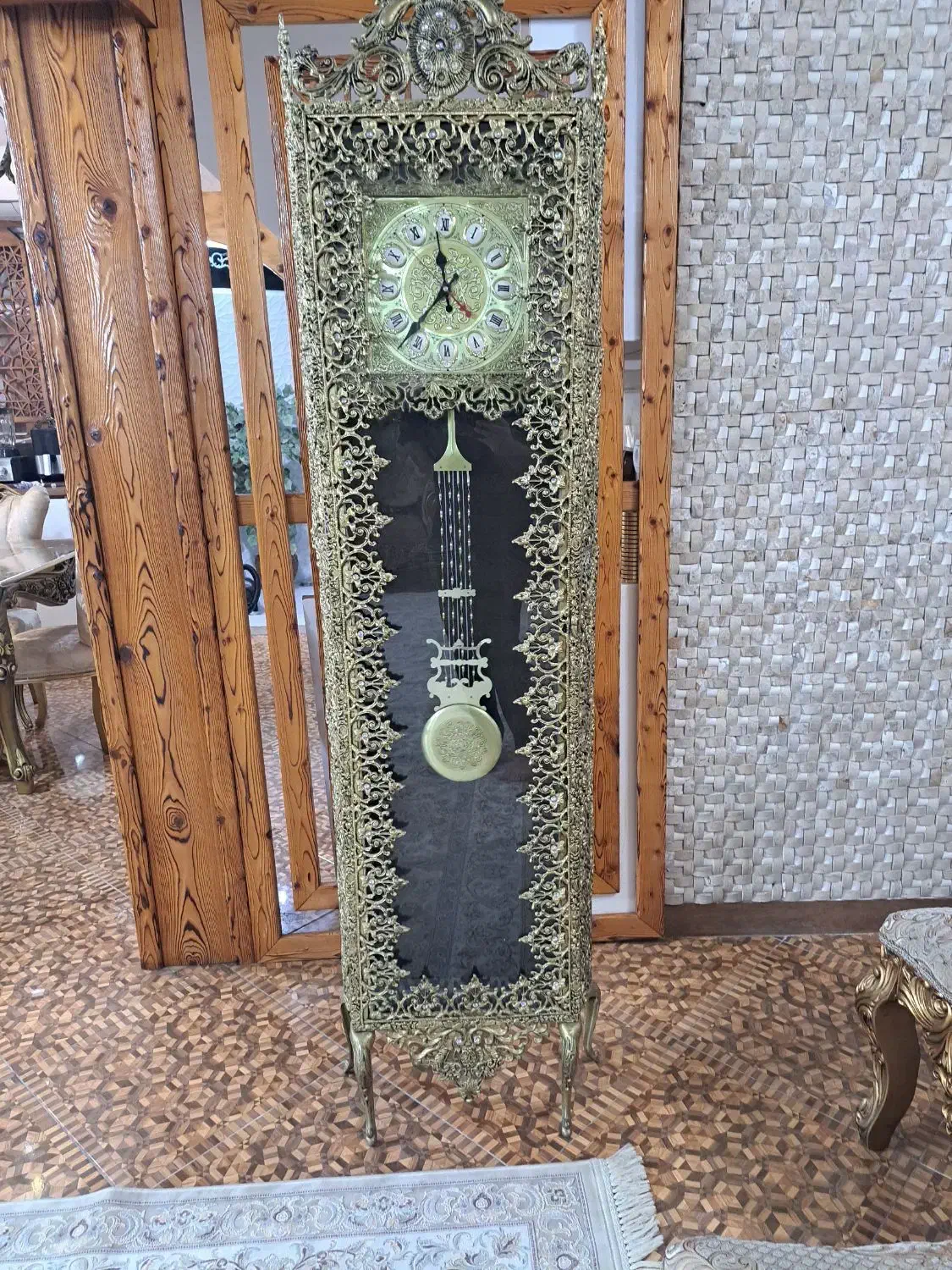 ساعت ایستاده برنجی|ساعت دیواری و تزئینی|لنگرود, |دیوار