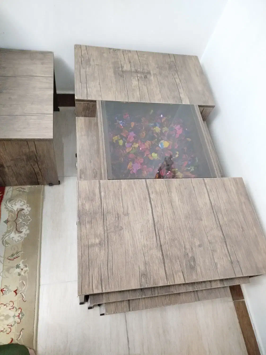 جلو مبلی و میز عسلی.|مبلمان خانگی و میز عسلی|رشت, گلباغ نماز|دیوار