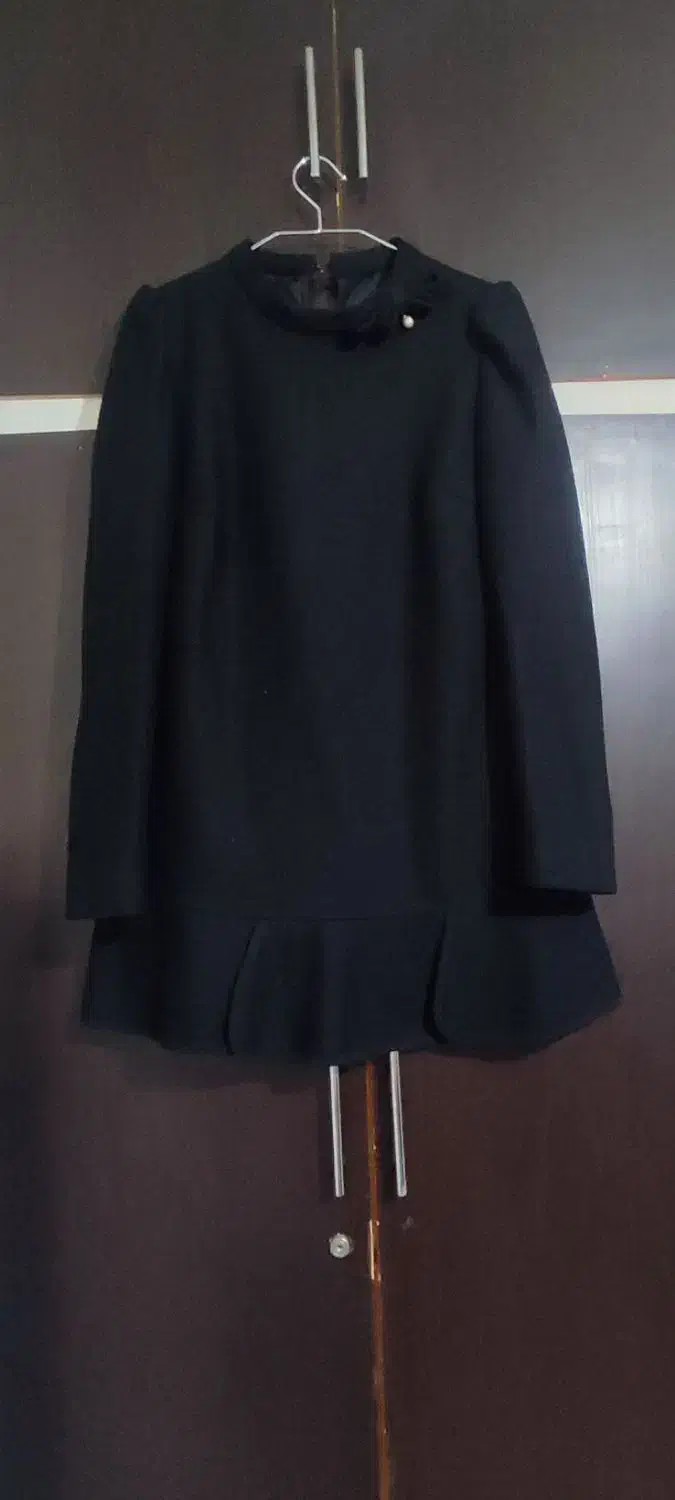 پالتو پشمی مشکی|لباس|گنبد کاووس, |دیوار