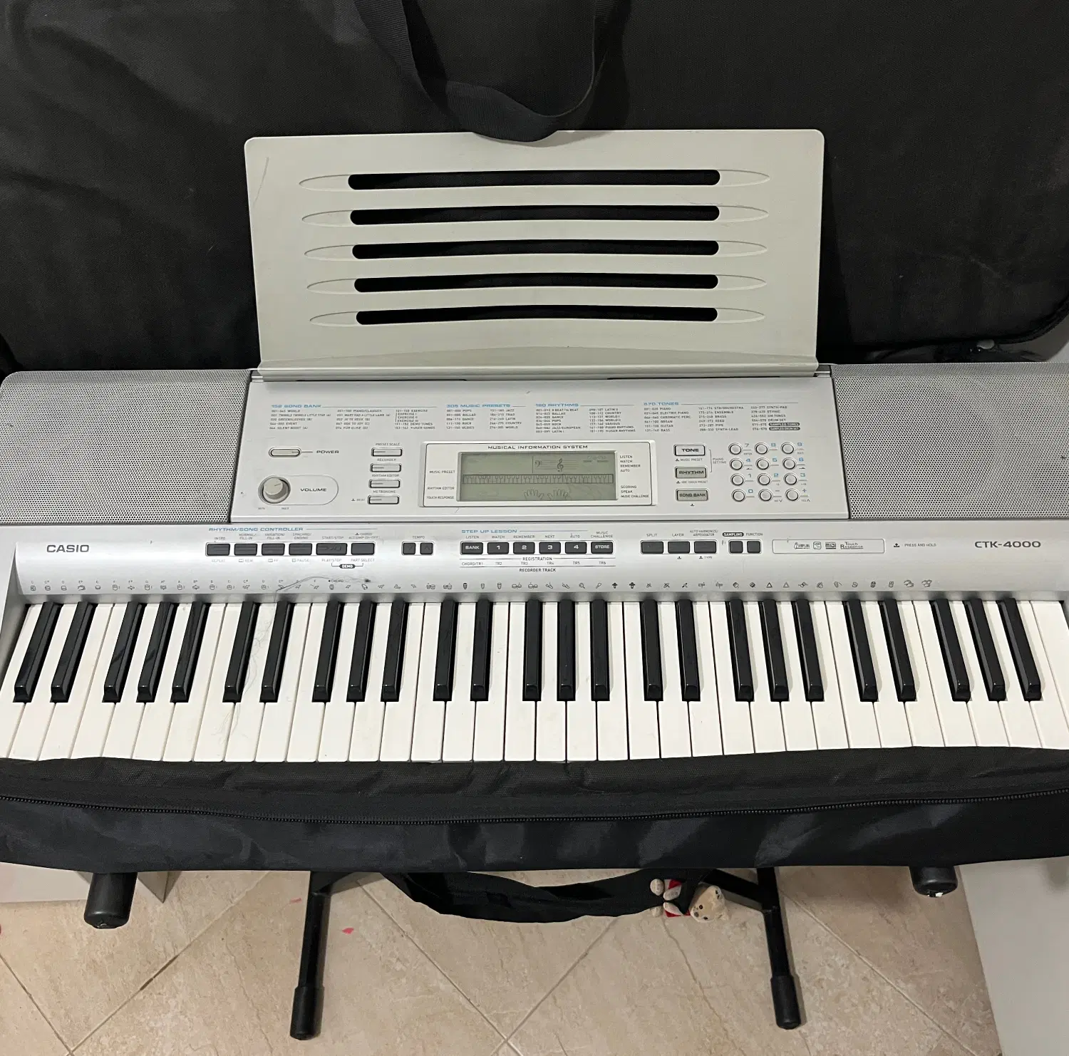 کیبورد Casio Ctk-4000|پیانو، کیبورد، آکاردئون|پردیس, فاز ۴|دیوار