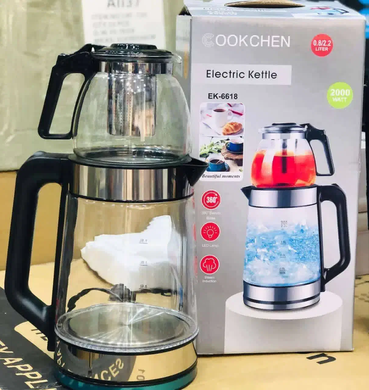 چای ساز پیرکس زیر قیمت کل بازار|سماور، چای‌ساز، قهوه‌ساز|مشهد, الهیه|دیوار