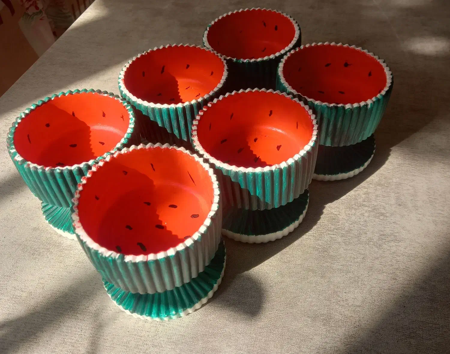 سنگ مصنوعی یلدایی|صنایع دستی و سایر لوازم تزئینی|کاشان, کارگر|دیوار