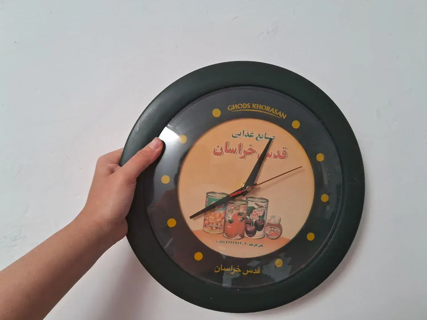 یک عدد ساعت کاملا سالم‌برای مغازه|ساعت دیواری و تزئینی|ابهر, |دیوار