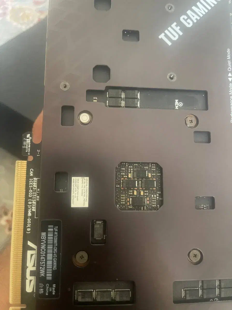 3060ti tuf gaming|قطعات و لوازم جانبی رایانه|نیشابور, امین اسلامی|دیوار