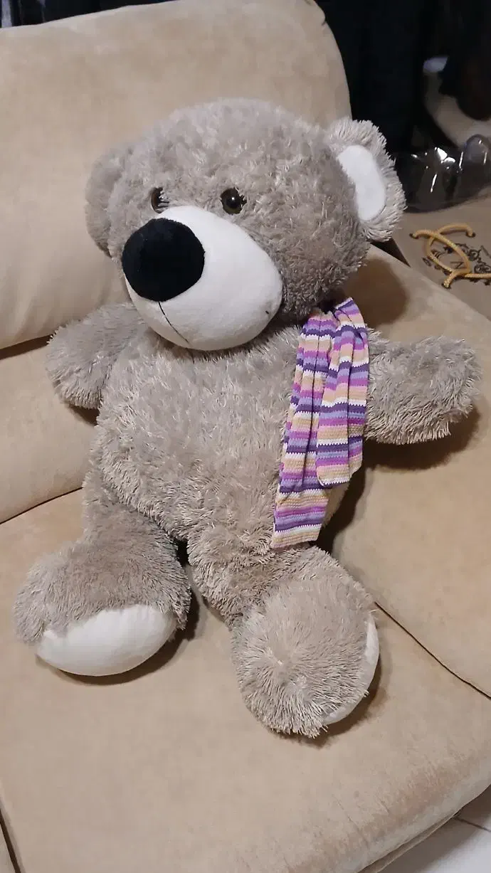 عروسک خرس 70 سانتی متری نو زیر قیمت بدلیل مهاجرت|اسباببازی|ساری, |دیوار