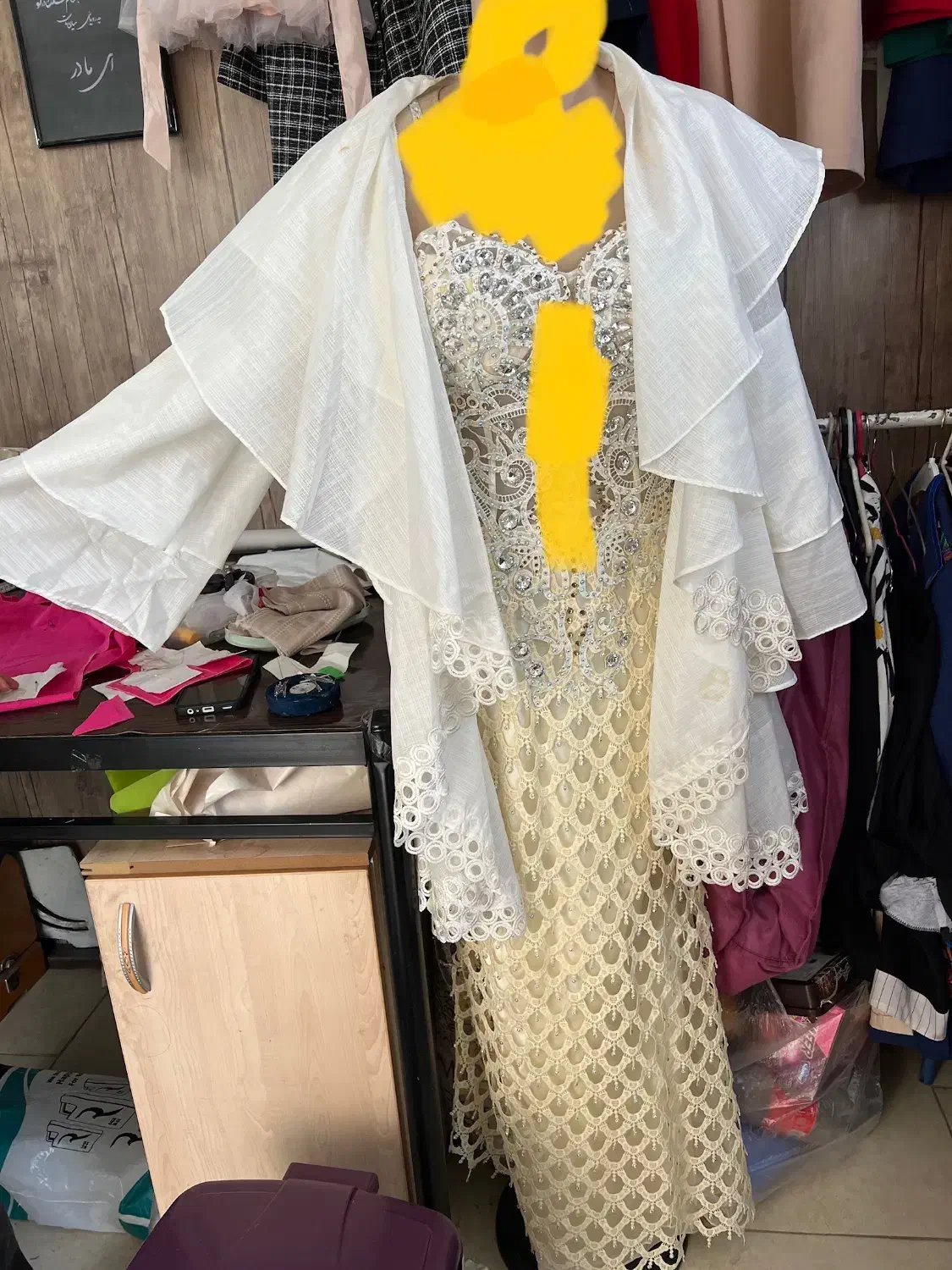 لباس مجلسی مانتو روی|لباس|اصفهان, خانه اصفهان|دیوار