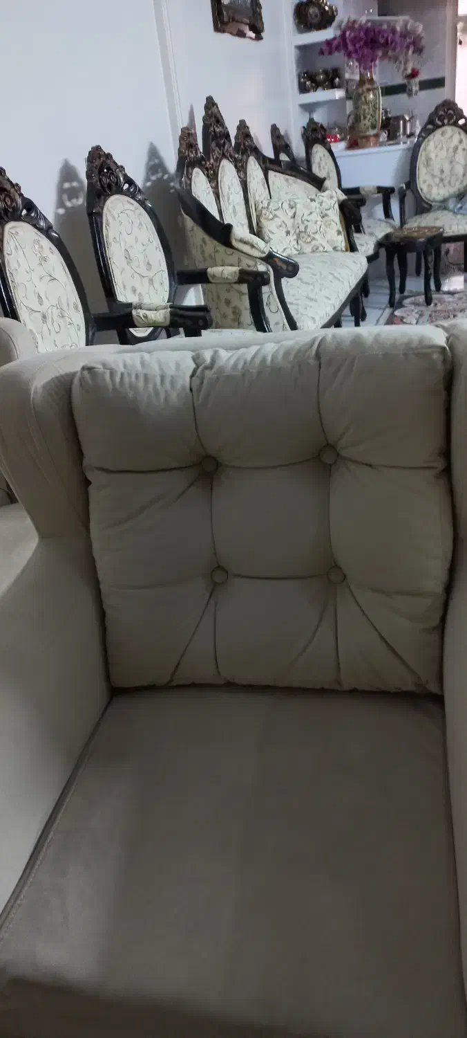 مبل تکنفره درحدنو|مبلمان خانگی و میز عسلی|تهران, قیام|دیوار