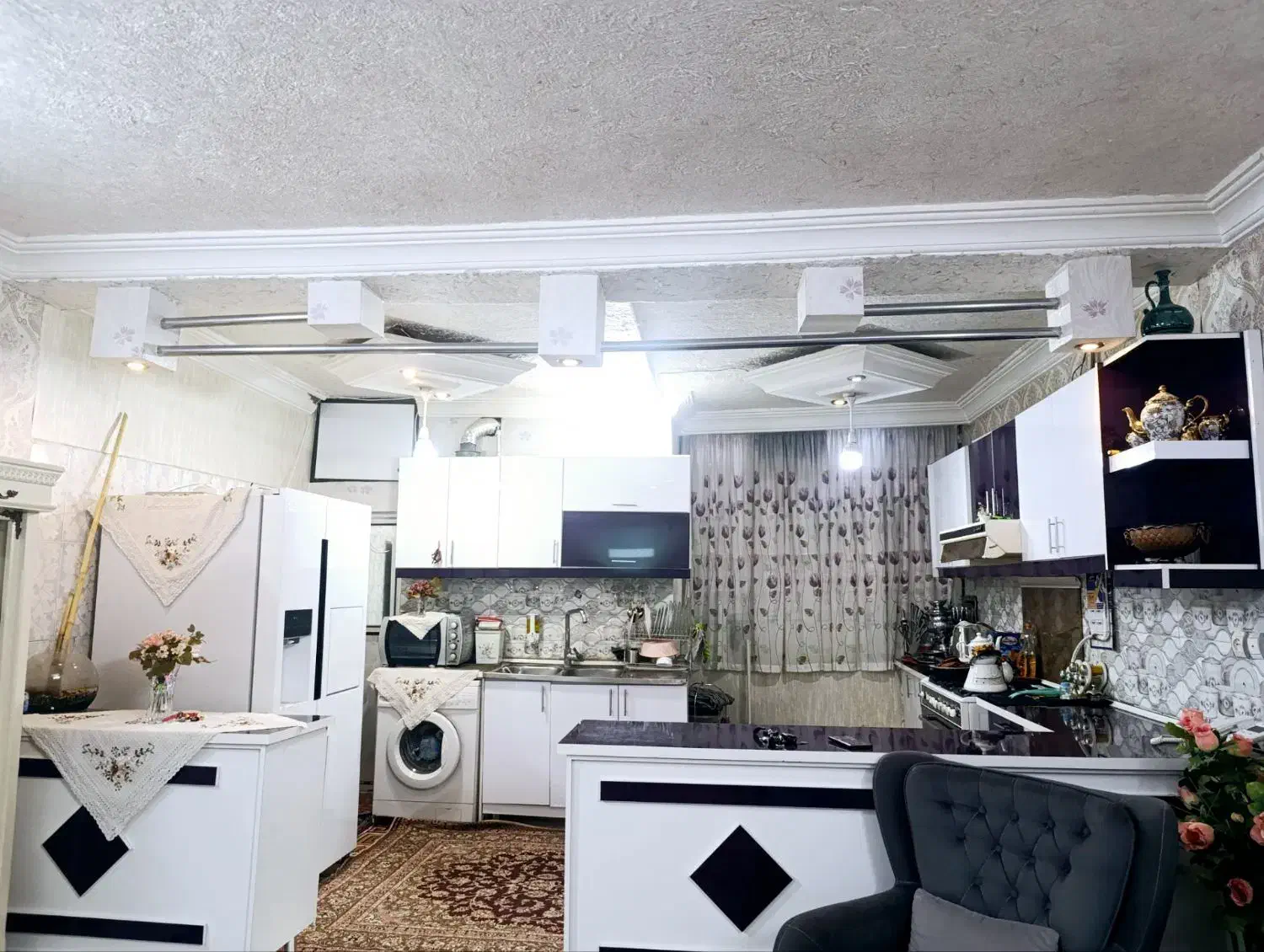 اپارتمان ۷۵متر یک خواب طبقه ۲ تمیز روبه پارک|فروش آپارتمان|مشهد, کوی المهدی|دیوار