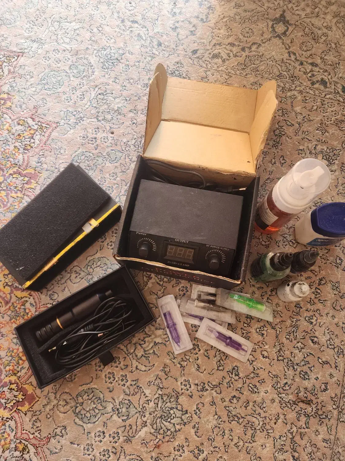 فروش دستگاه تتو بدن با وسایل کامل|آرایشی، بهداشتی، درمانی|هچیرود, |دیوار