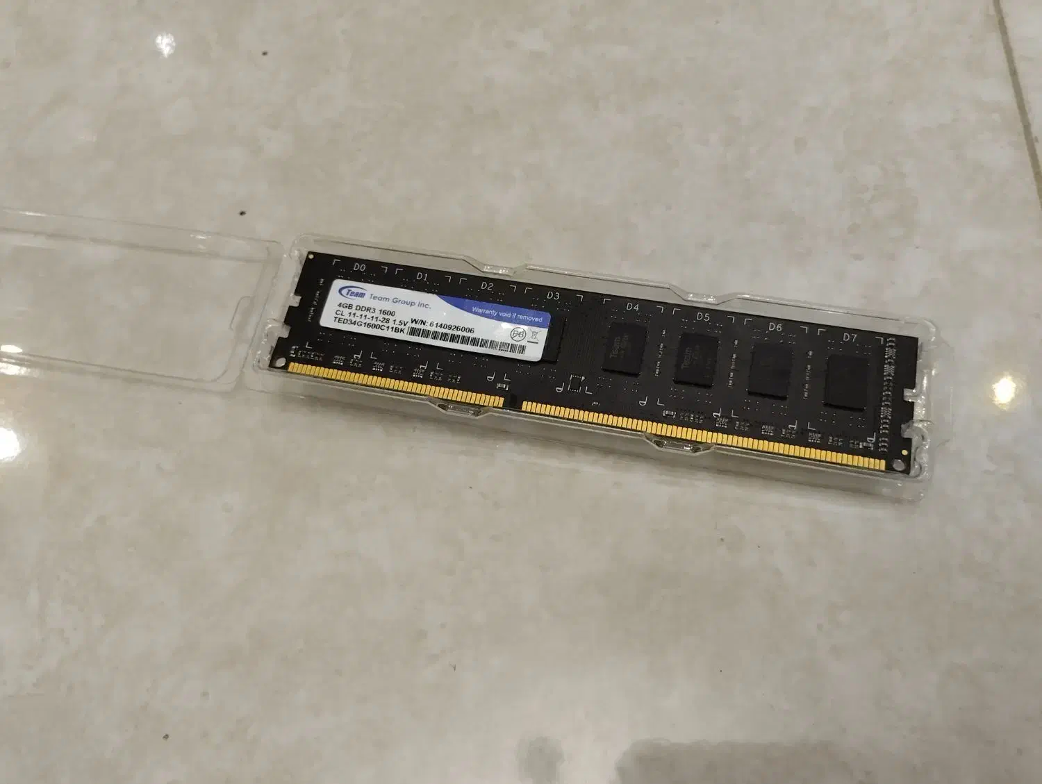 رم team groupe  4g 1600 ddr3 نو|قطعات و لوازم جانبی رایانه|زنجان, |دیوار