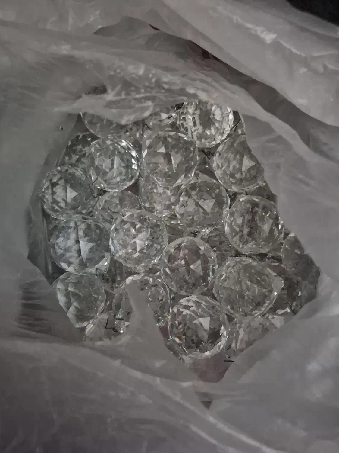 لوستر سقفی کریستالی 60*60|لوستر و چراغ آویز|کرج, کلاک نو|دیوار