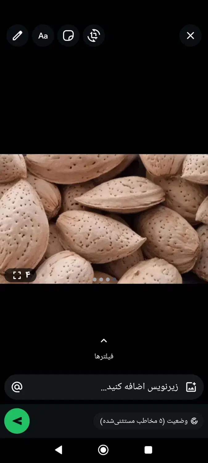 با سلام فروش  بادام  سپیدان  خوشمزه خوش‌طعم|خوردنی و آشامیدنی|شیراز, تندگویان|دیوار