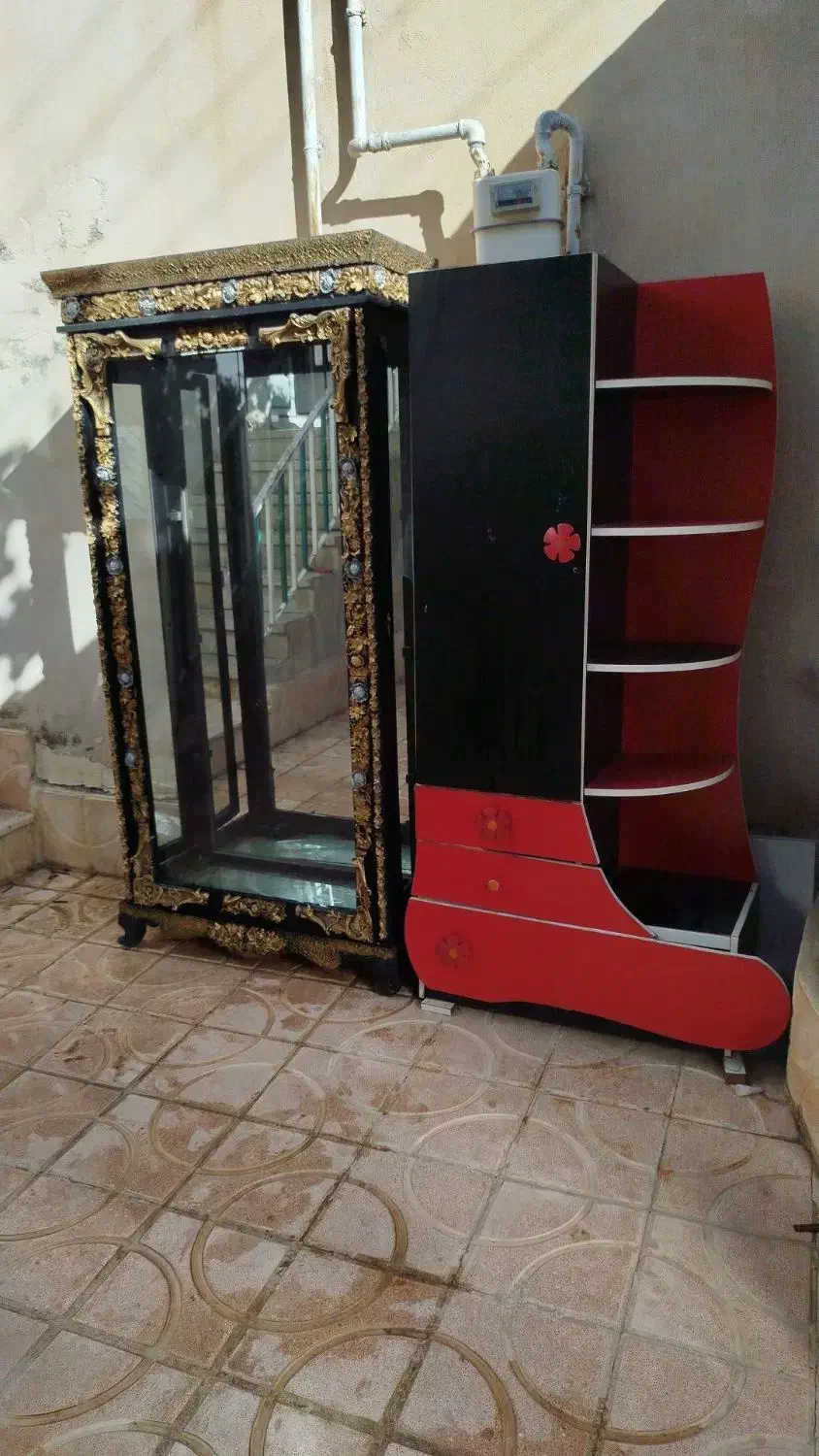 بوفه وکمد باهم ۵۰۰ تومن|بوفه، ویترین، کنسول|اهر, |دیوار