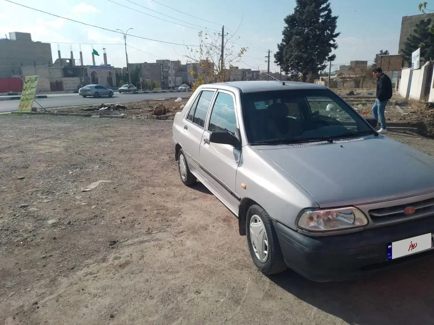 پرایدنقره ای تکسوز|خودرو سواری و وانت|آبیک, |دیوار