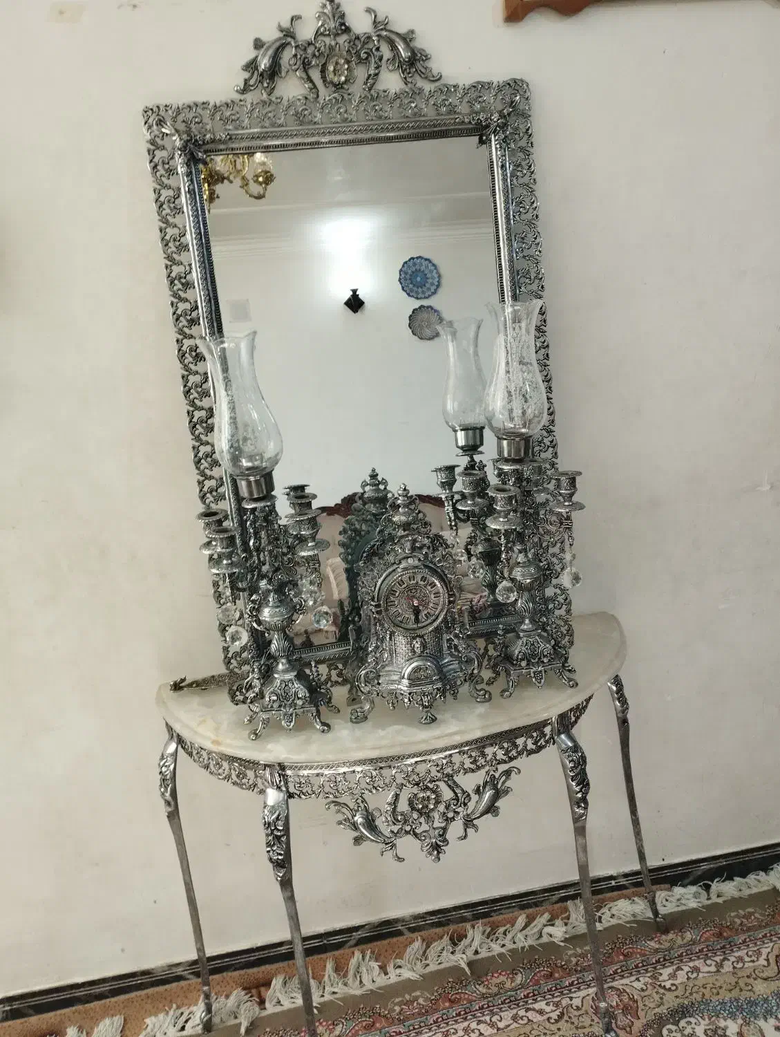 آینه شمعدان|آینه|ایلام, |دیوار