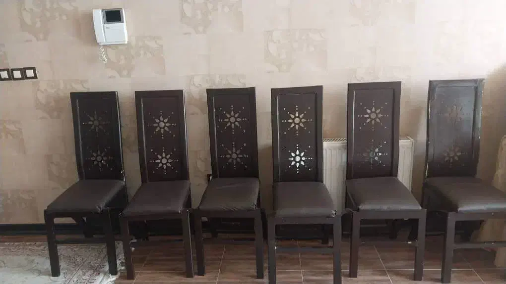 6 عدد صندلی سالم|میز و صندلی غذاخوری|شیراز, زرهی|دیوار