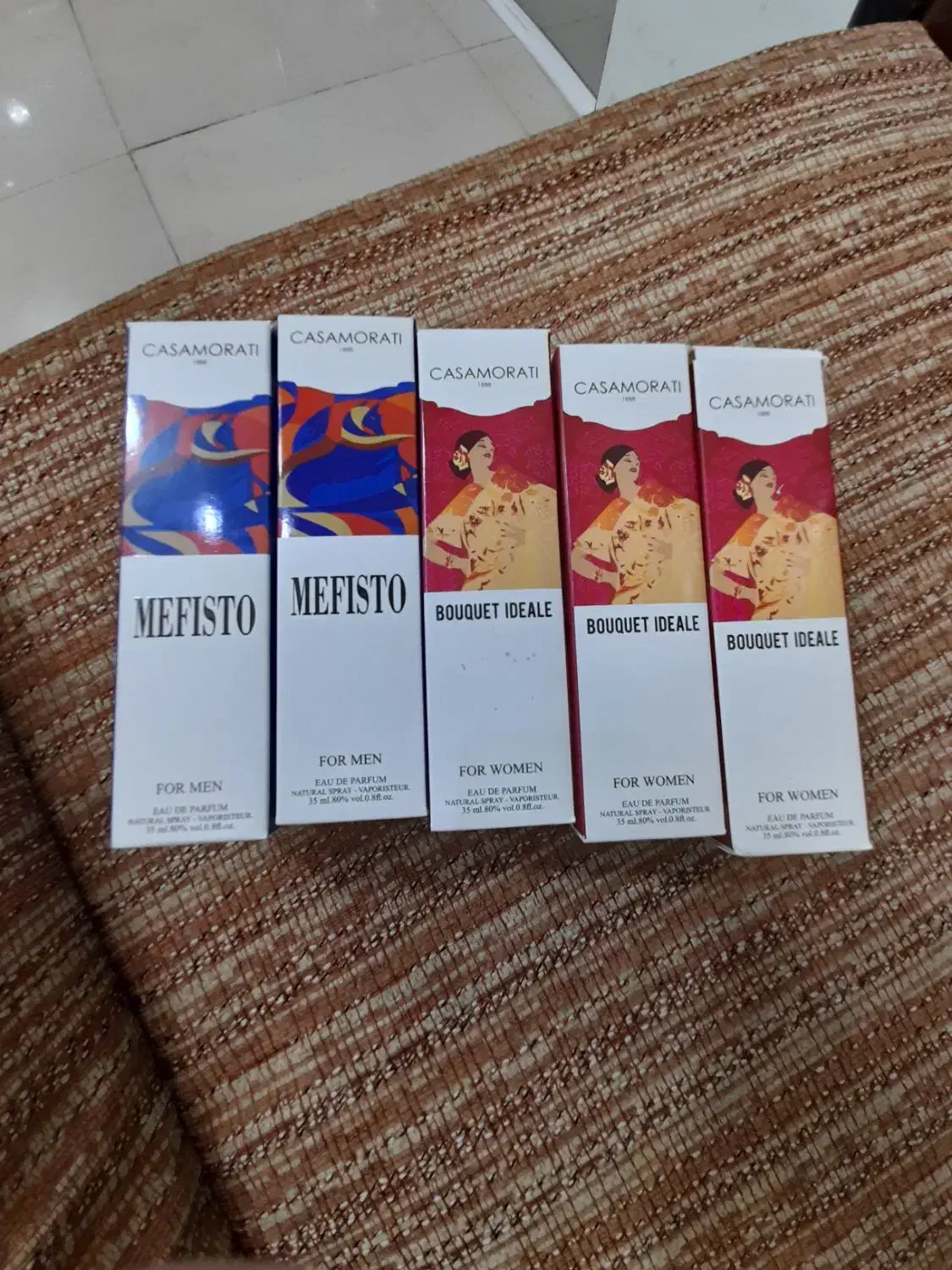 ادکلن کازموارتی قرمز و ابی|آرایشی، بهداشتی، درمانی|خرم‌آباد, |دیوار