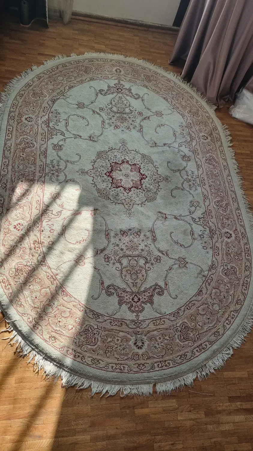 فرش ماشینی بیضی و گرد|فرش|تهران, ازگل|دیوار