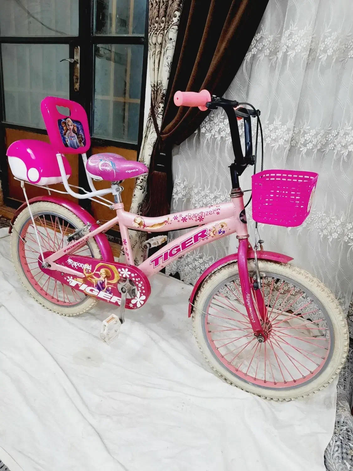 دوچرخه سایز 20دخترانه خوشرنگ طوقه آلومینیوم نو|دوچرخه، اسکیت، اسکوتر|مشهد, طبرسی شمالی|دیوار