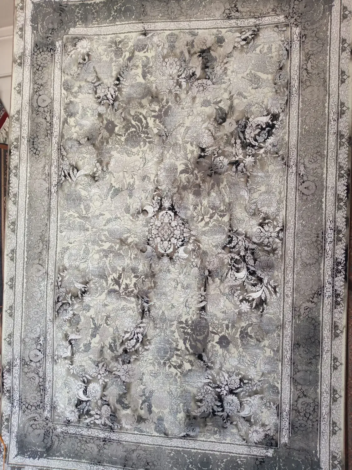 فرش ۱۲۰۰شانه اصل آکرولیک ۳۶۰۰تراکم ۶متری|فرش|محمدبار, |دیوار