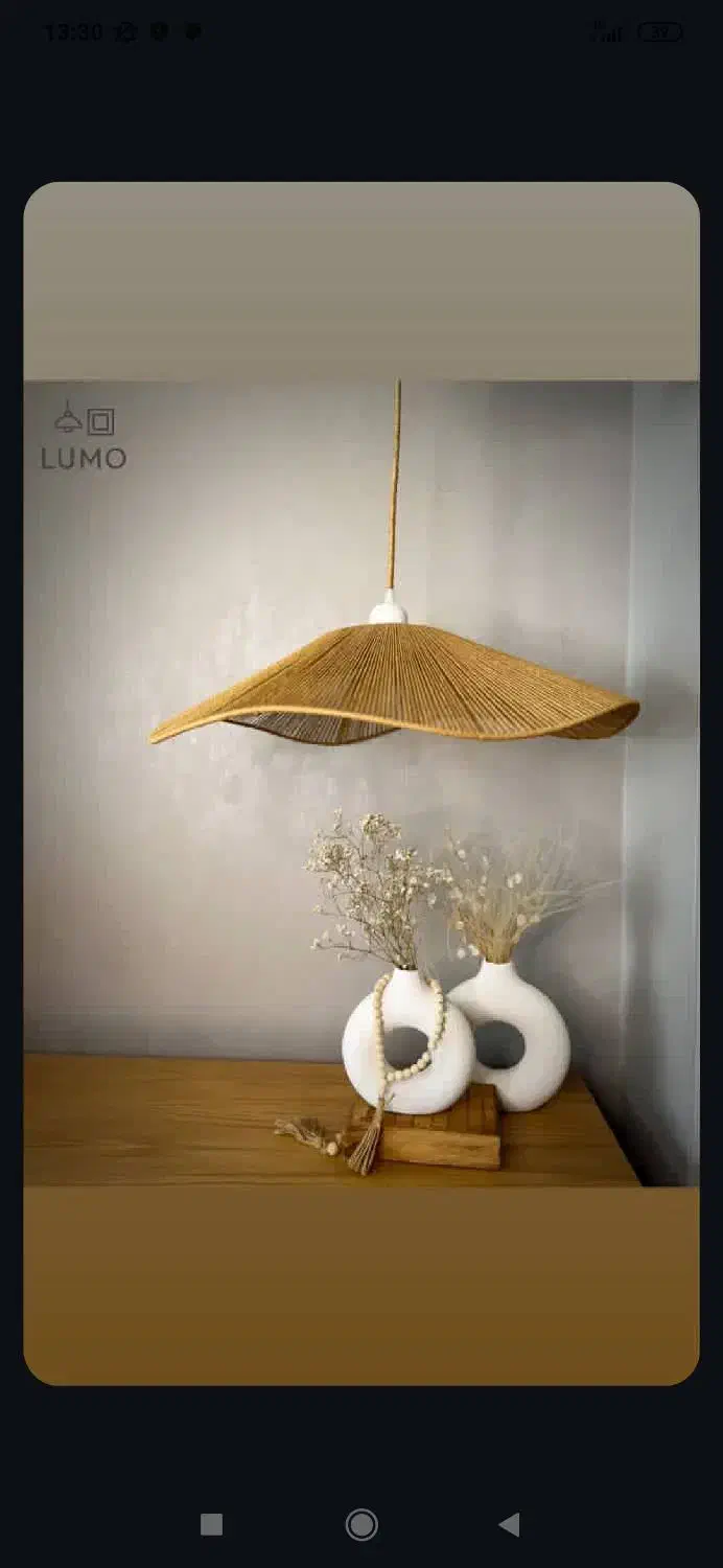 لوستر رافیا|لوستر و چراغ آویز|تهران, تهرانسر شرقی|دیوار