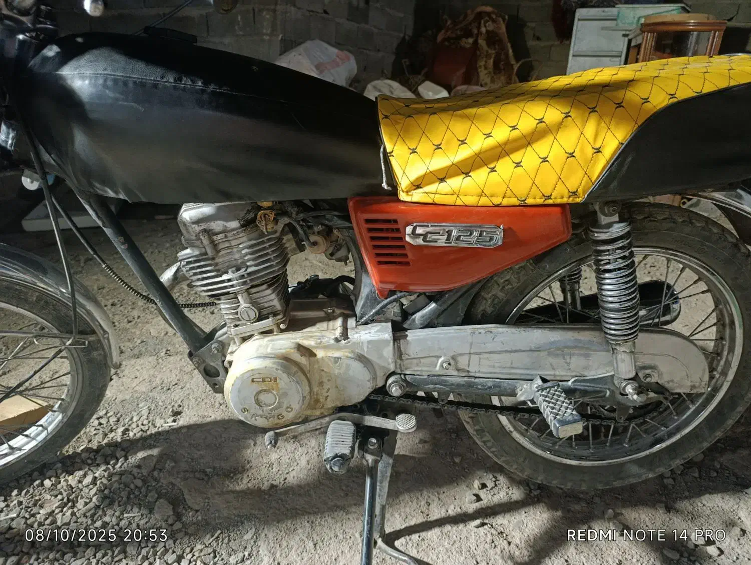 متورهندا‌پلاک‌ملی‌بامدارک|موتورسیکلت|خانمیرزا, |دیوار