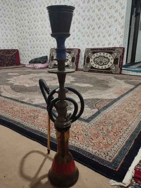 قلیان برنز قدیمی|کلکسیون و سرگرمی|پارس‌آباد, |دیوار