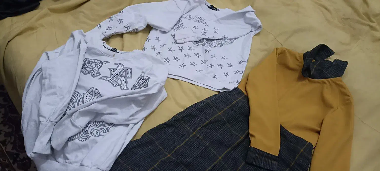 تعدادی لباس سایزبچگانه مناسب سن8تا10ساله|کفش و لباس بچه|زابل, |دیوار