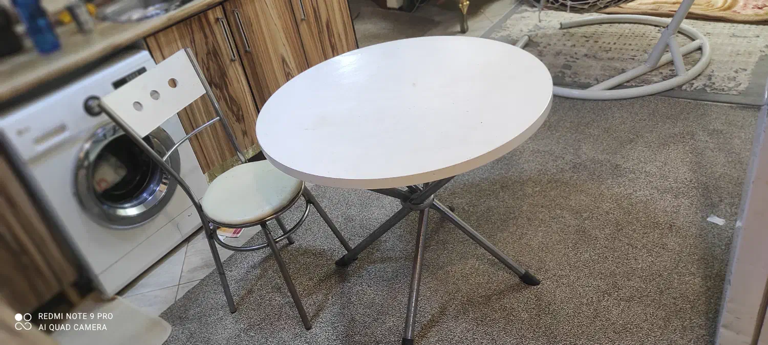 میز و صندلی نهار خوری چهارنفره|میز و صندلی غذاخوری|کیش, |دیوار