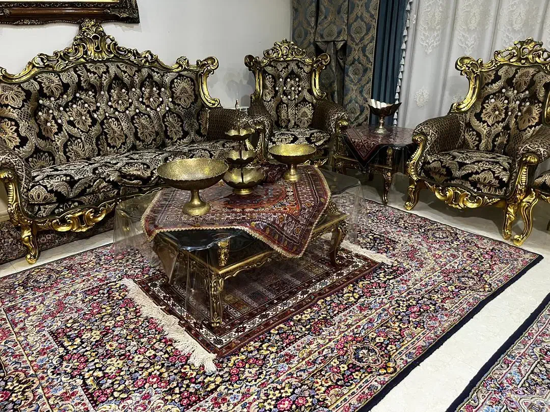 مبل در حد نو با ناهارخوری|مبلمان خانگی و میز عسلی|سیرجان, |دیوار