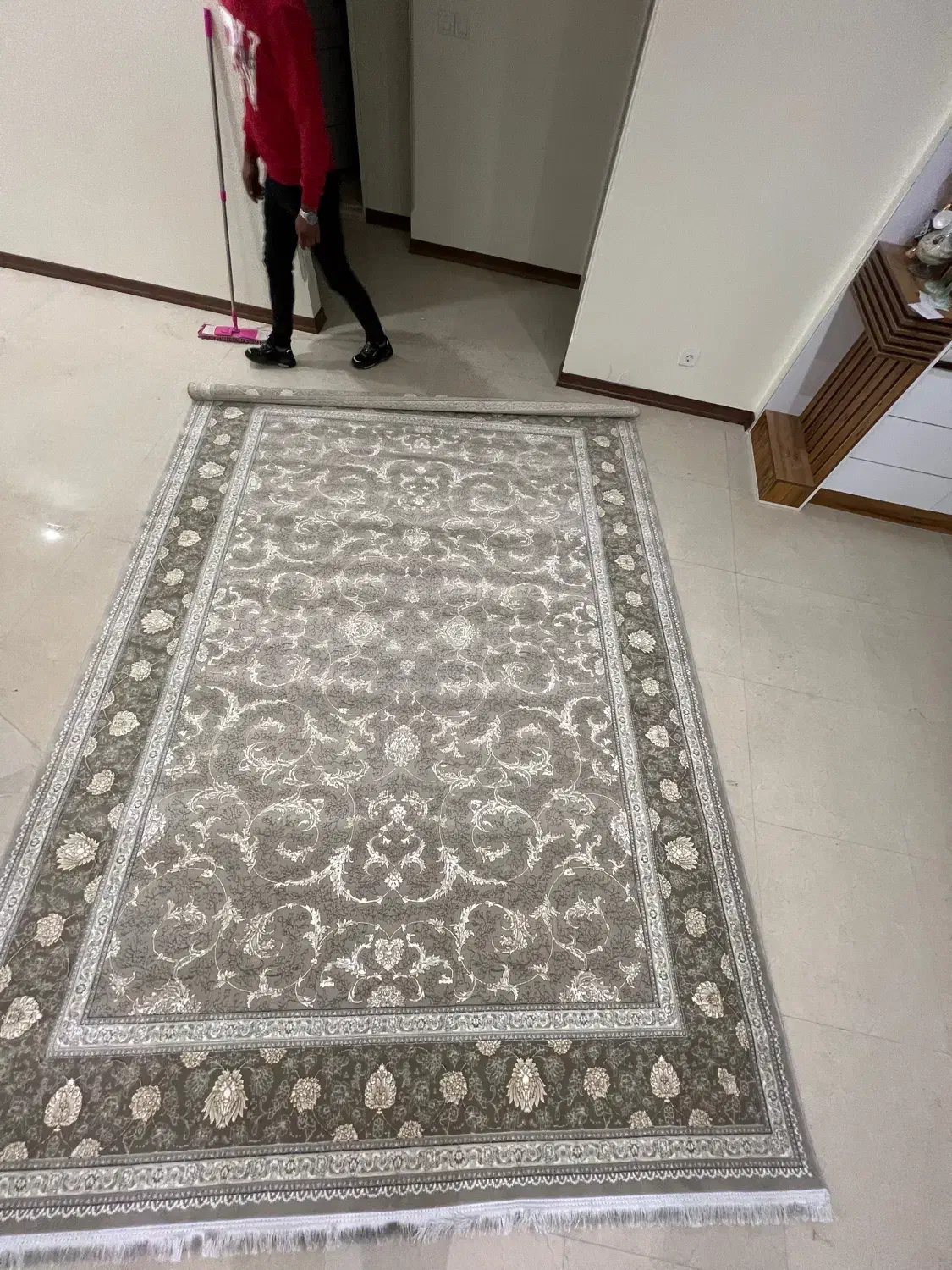 ۲ عدد فرش ۹ متری ۱۲۰۰ شانه یزد|فرش|تهران, شهرک علم و فناوری|دیوار