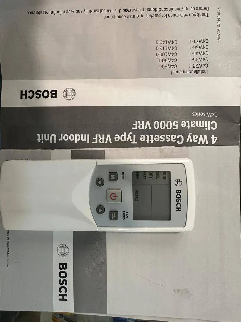 ریموت کنترل VRF بوش|کولر گازی و فن‌کوئل|تهران, محمودیه|دیوار