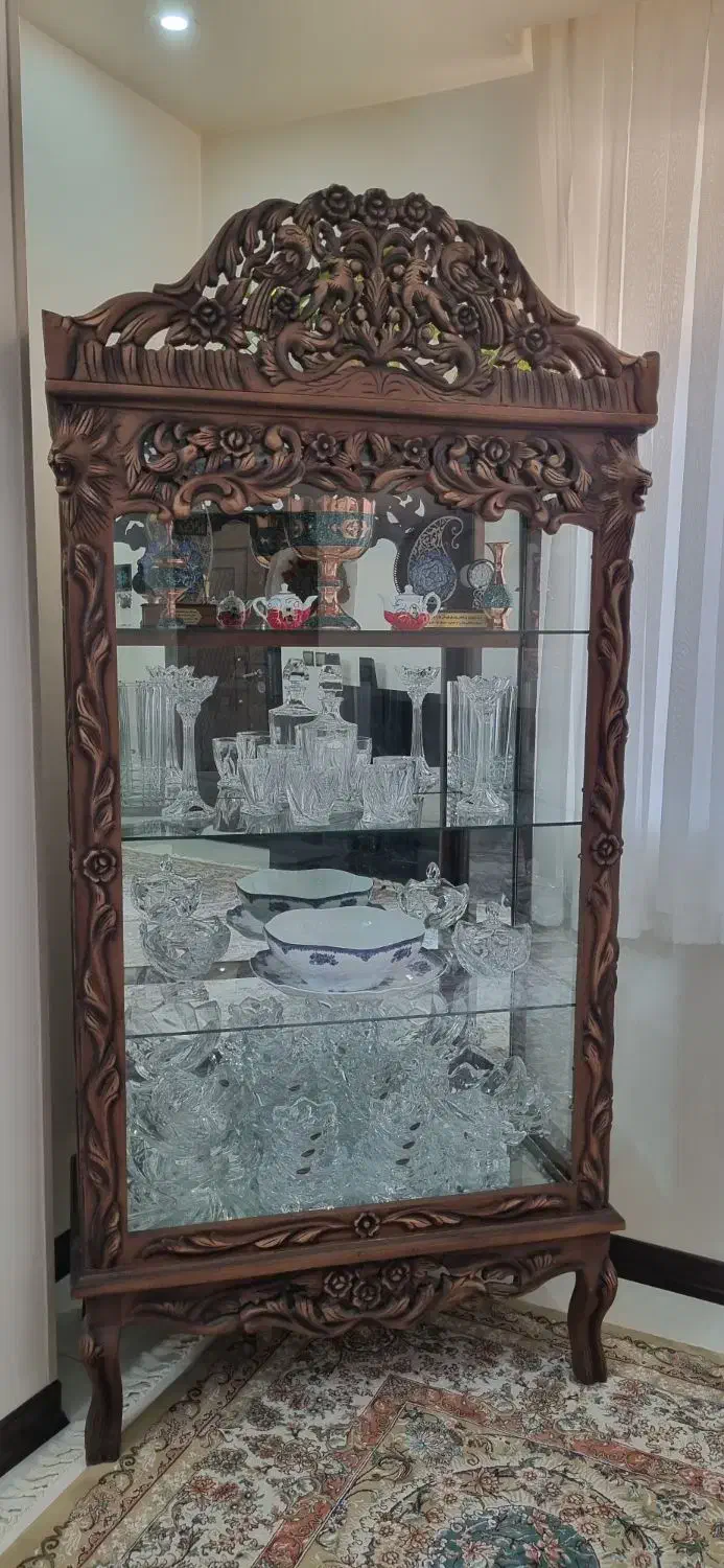 ویترین منبت کله شیری سفارشی|بوفه، ویترین، کنسول|اصفهان, وحید|دیوار