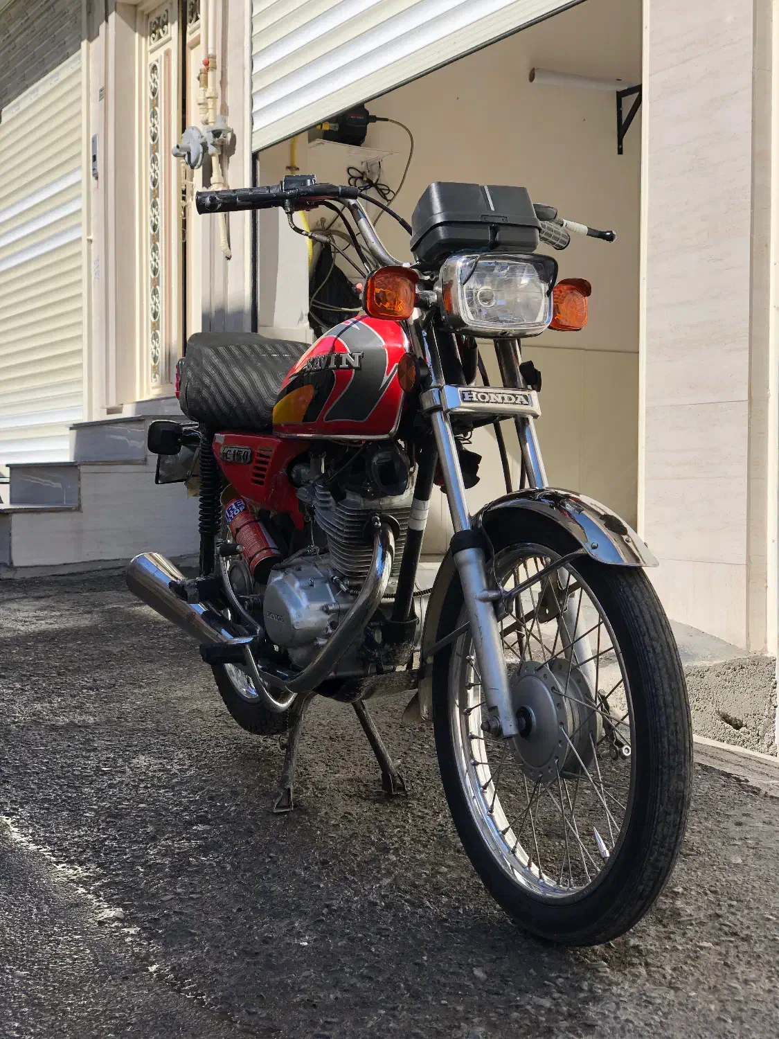 موتور مزایده هندا ژاپن|موتورسیکلت|سقز, |دیوار