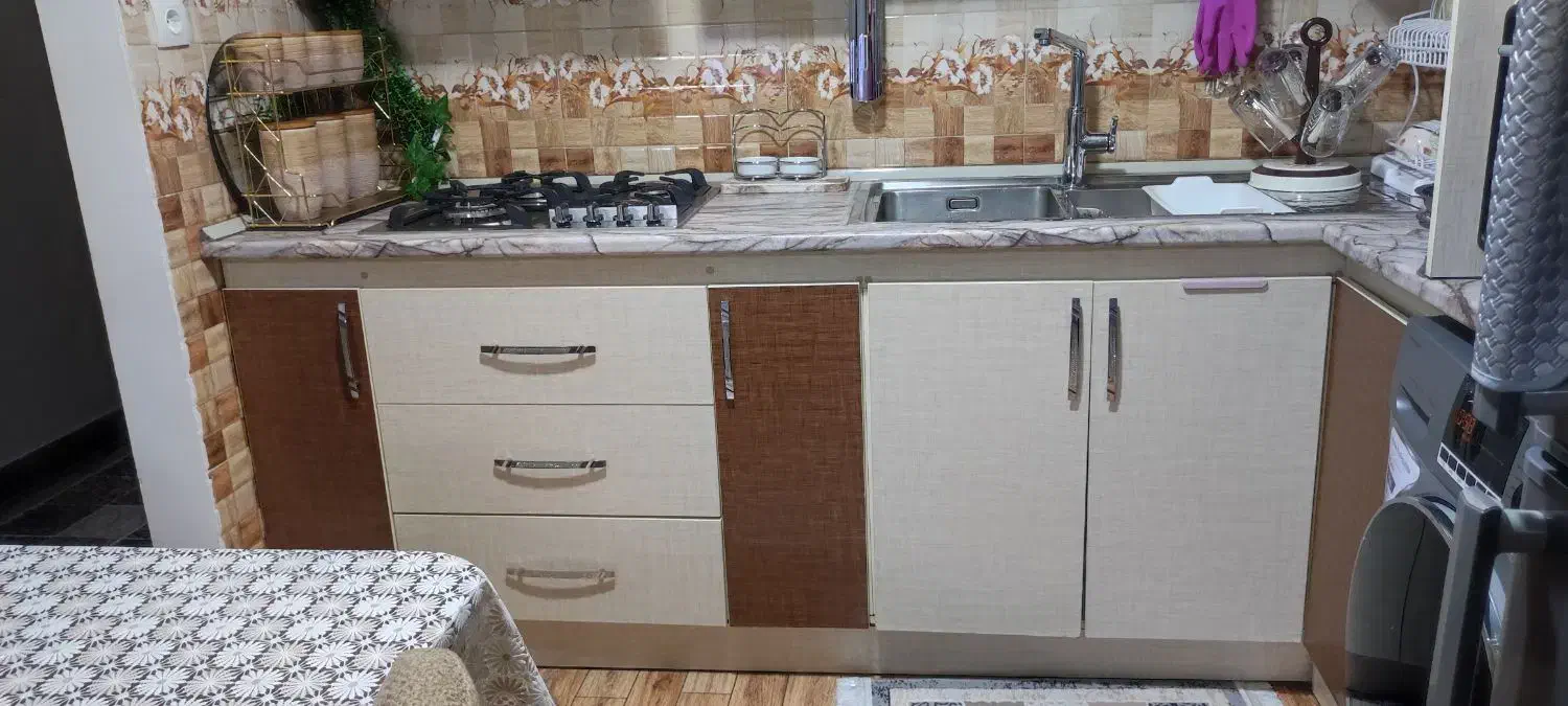 فروش کابینت با هود و گاز|آبچکان و نظمدهنده ظروف|رشت, شهرک شهید مفتح|دیوار