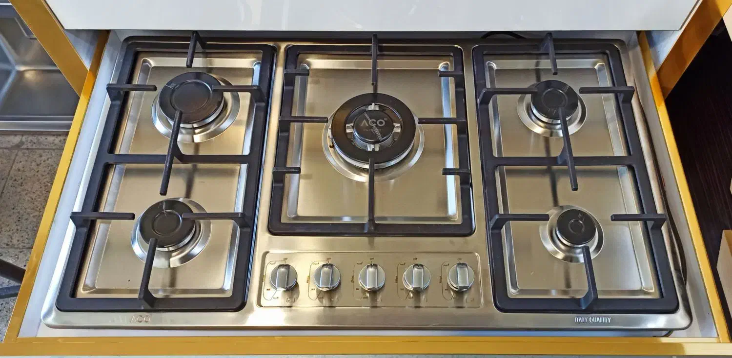 اجاق گاز صفحه ای شیشهای و استیل ، استاندارد (ACO)|اجاق گاز و لوازم برقی پختوپز|قم, شاه ابراهیم|دیوار