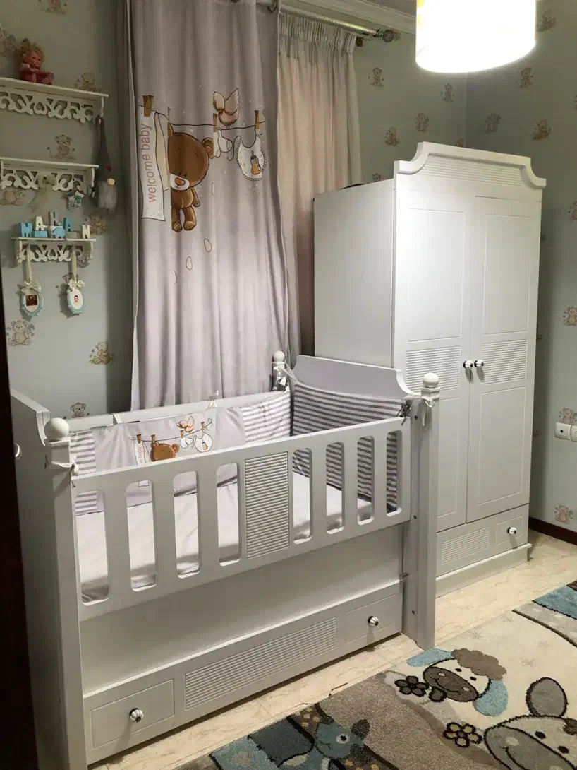 تخت و کمد کودک به همراه تشک|تخت و سرویس خواب|تهران, باشگاه نفت|دیوار