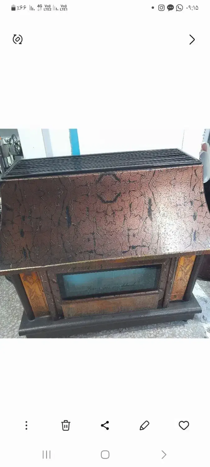 بخاری شومینه بزرگ|بخاری، هیتر، شومینه|ارومیه, |دیوار