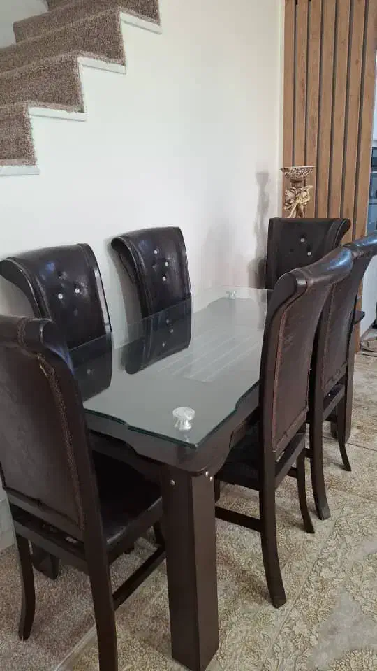 میز ناهار خوری ۶ نفره|میز و صندلی غذاخوری|مرودشت, شهرک مهدیه|دیوار