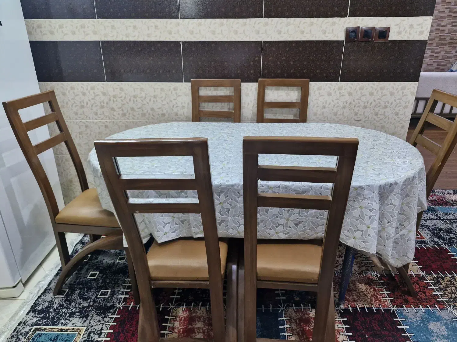 میز غذا خوری ۶ نفره|میز و صندلی غذاخوری|اهواز, سلطانمنش|دیوار