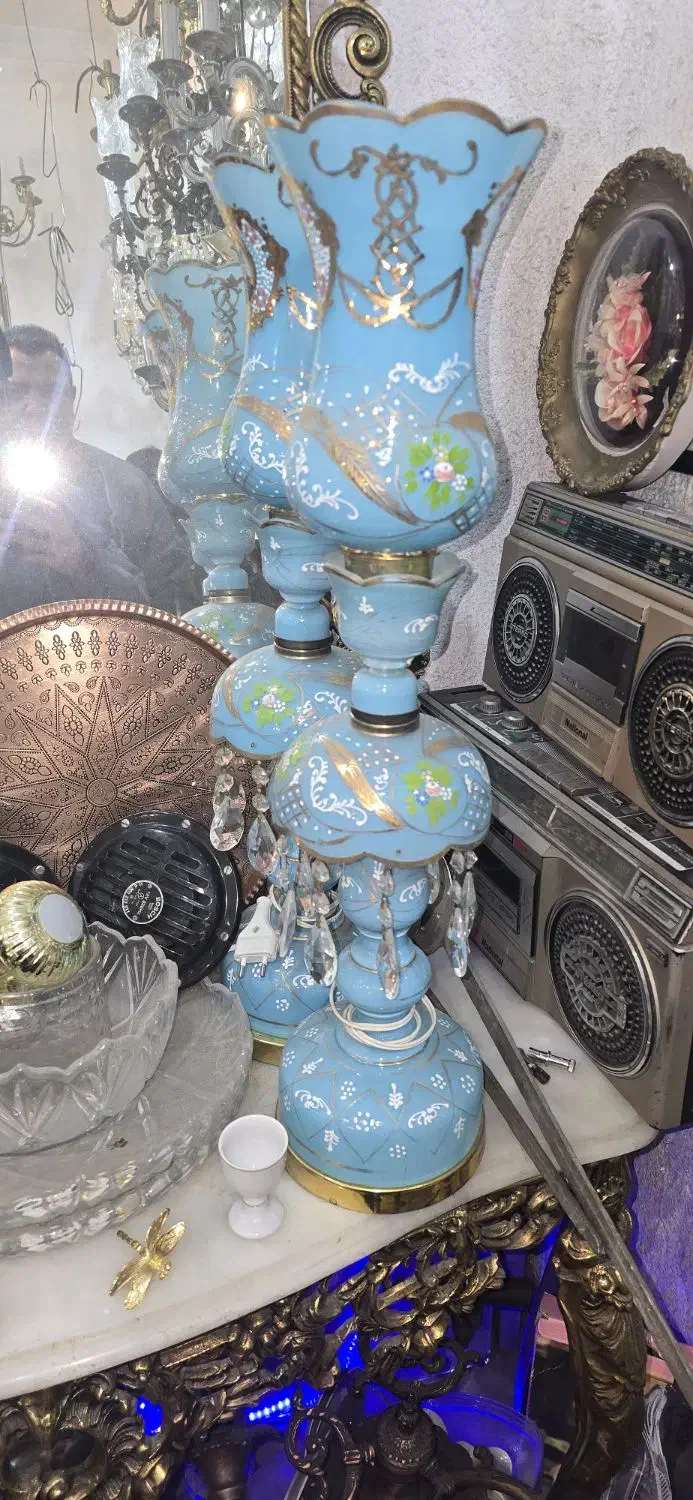 لاله قدیمی بدون هیچ شکستگی|کلکسیون اشیاء عتیقه|تهران, چوب تراش|دیوار