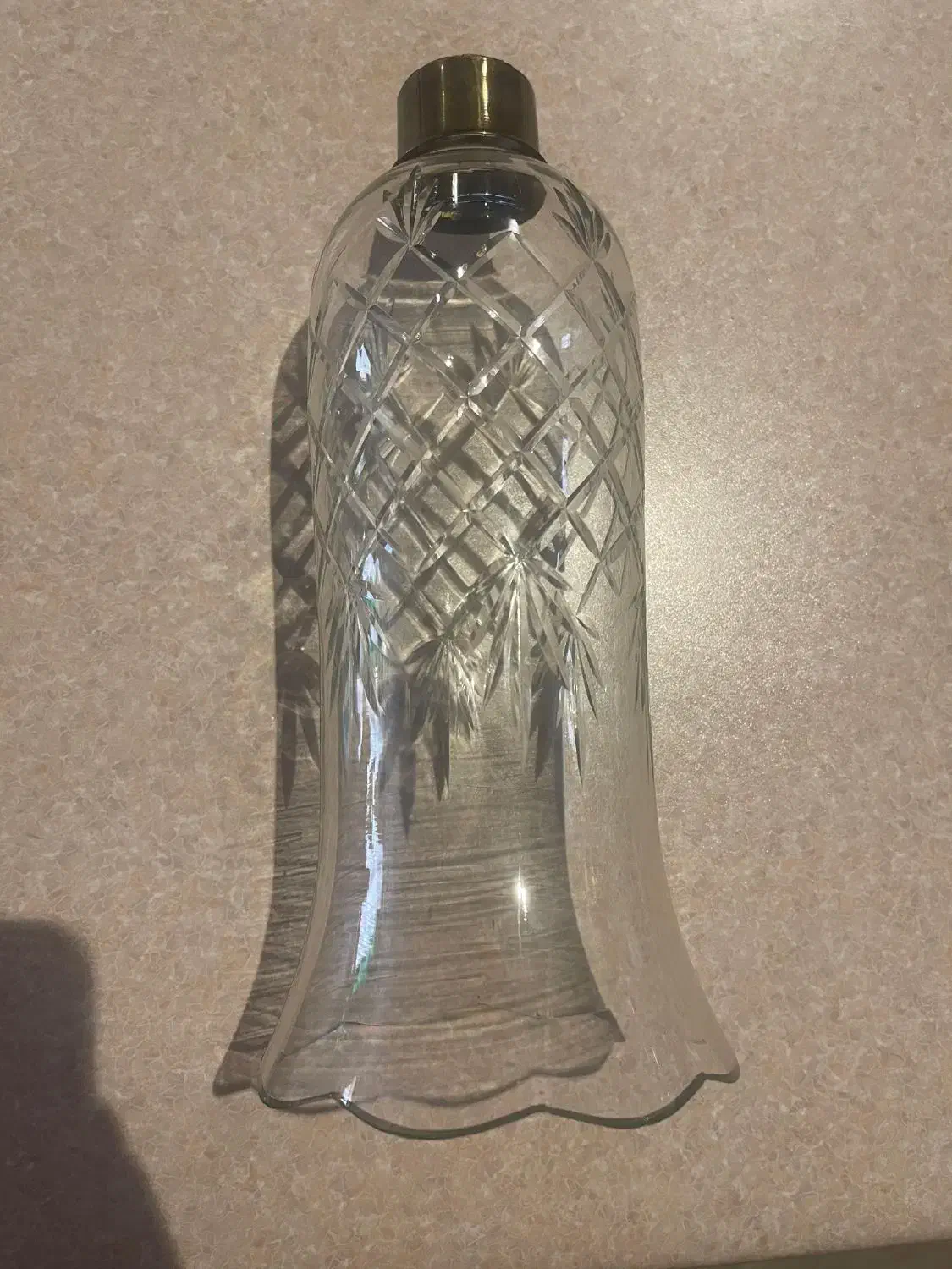 لاله کریستال لوستر آنتیک|لوستر و چراغ آویز|تهران, اختیاریه|دیوار