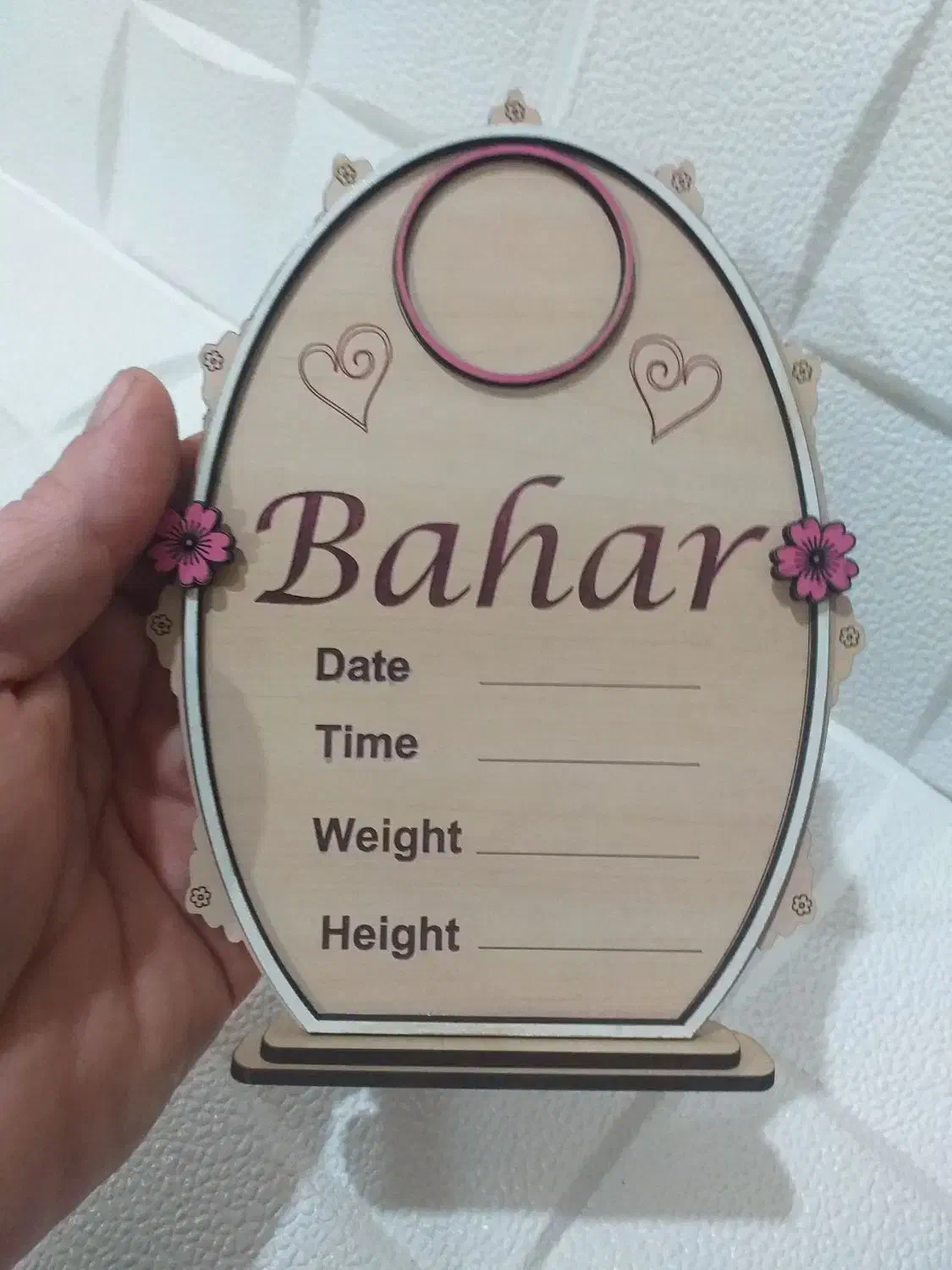 پلاک و استند تولد نوزاد|اسباب و اثاث بچه|اهواز, فاز ۲ پادادشهر|دیوار