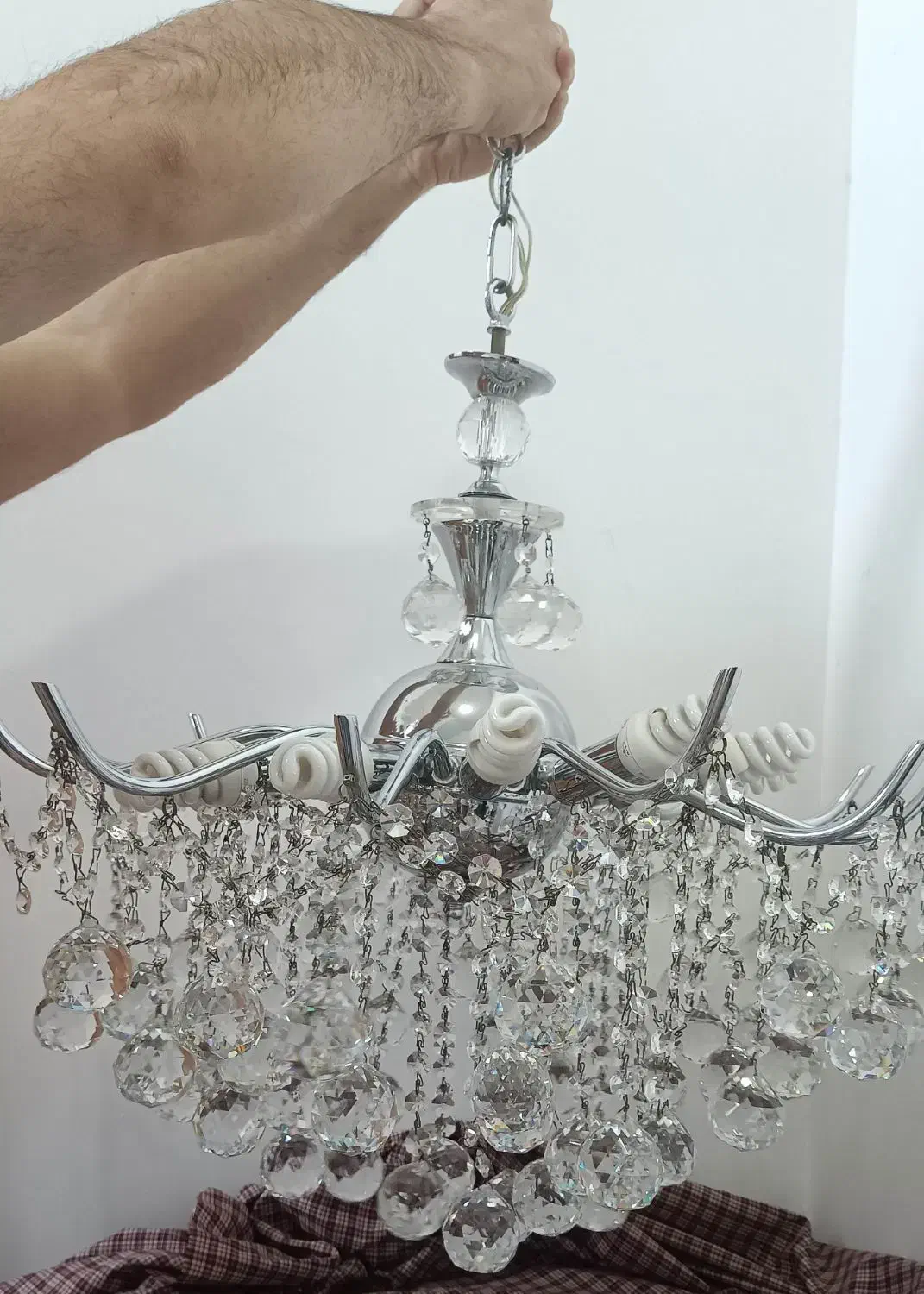 لوستر|لوستر و چراغ آویز|محمدیه-قزوین, |دیوار