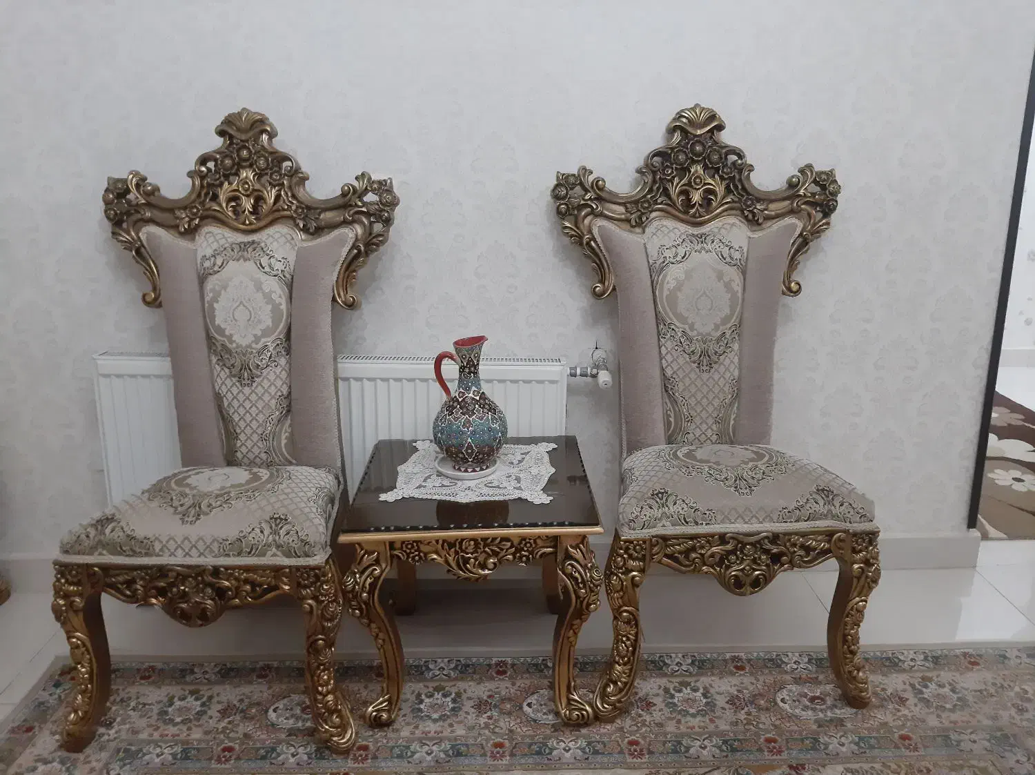 مبلمان نه نفره و میز عسلی|مبلمان خانگی و میز عسلی|پرند, فاز ۵|دیوار