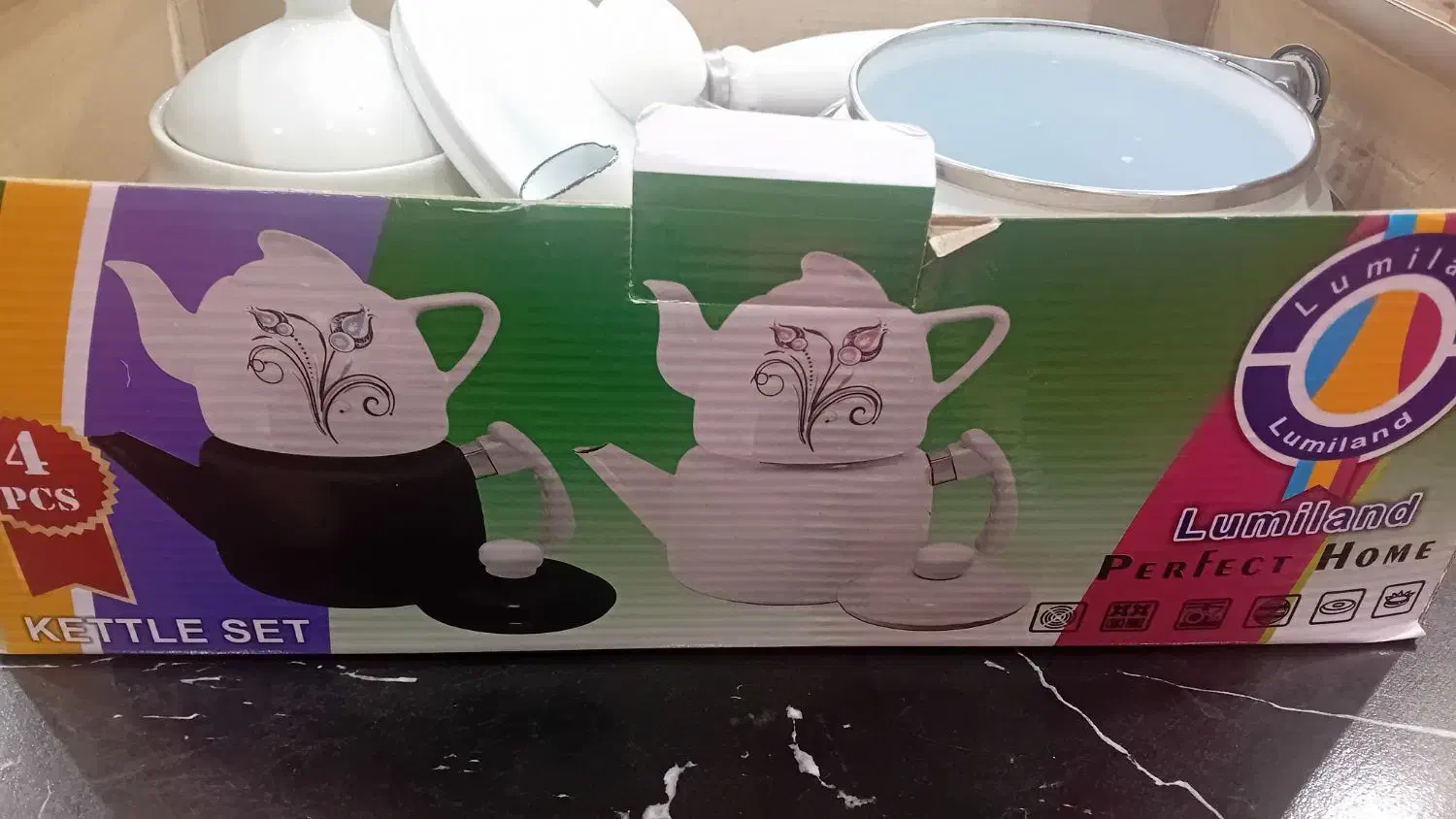 کتری قوری ست|قوری، کتری، قهوه‌ساز دستی|کرج, خرمدشت|دیوار